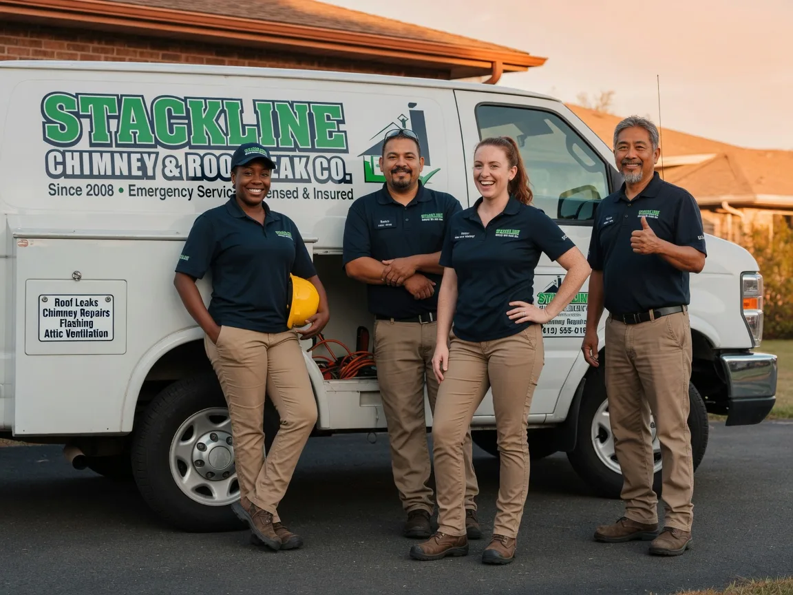Chimney flashing repair company in Decker, IN